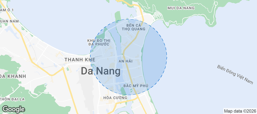 Phước Mỹ Airbnb map